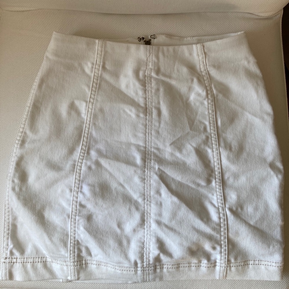 White Free People Skirt
